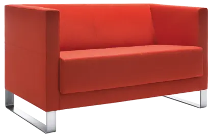 VELA - 2V, křeslo, látka VX EV 4 - látka cihlová